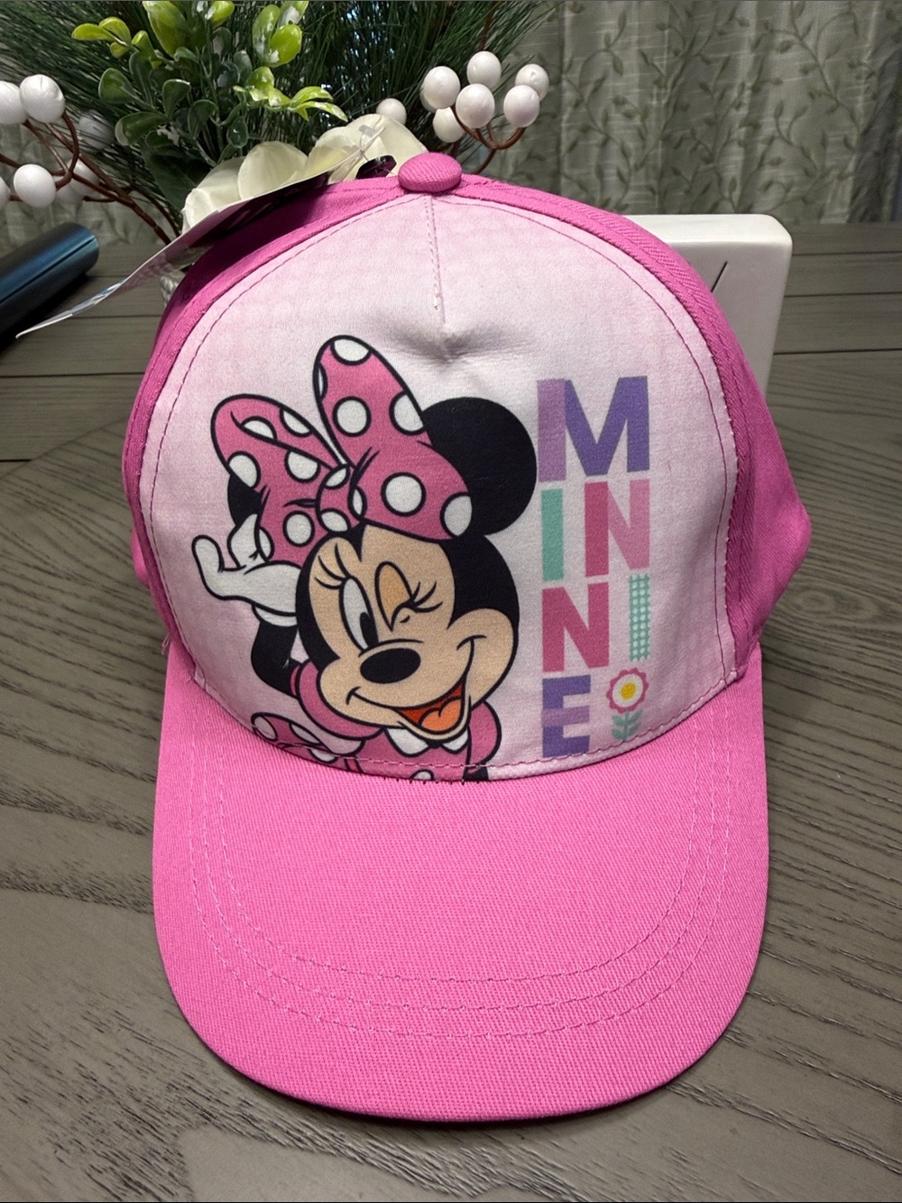 Disney Minnie Mouse Pink Kids Cap